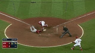 ARI@STL: Relay cuts down Inciarte at home plate