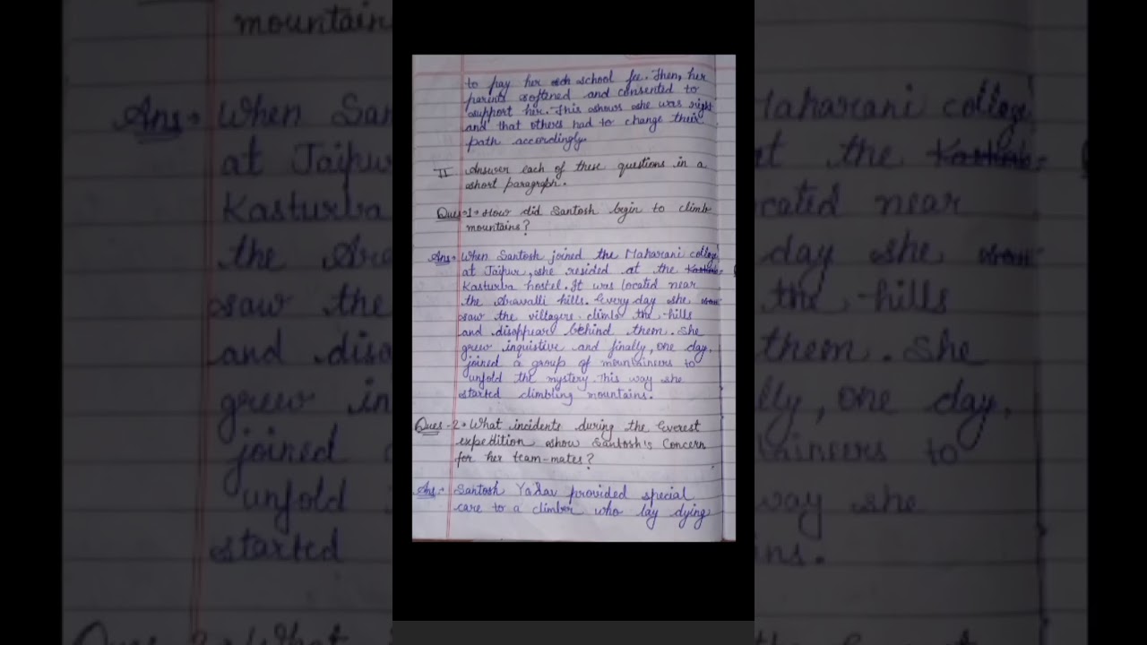 Class - 9 English Textbook Beehive Ch -7 📒📚Question & Answer📑📑