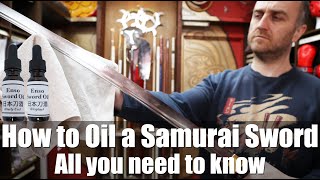 How to Oil your Samurai Sword | How to..... | Enso Martial Arts Shop screenshot 5