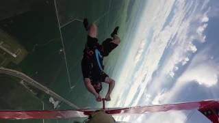 Bi-Plane Barrel roll Skydive!!!!