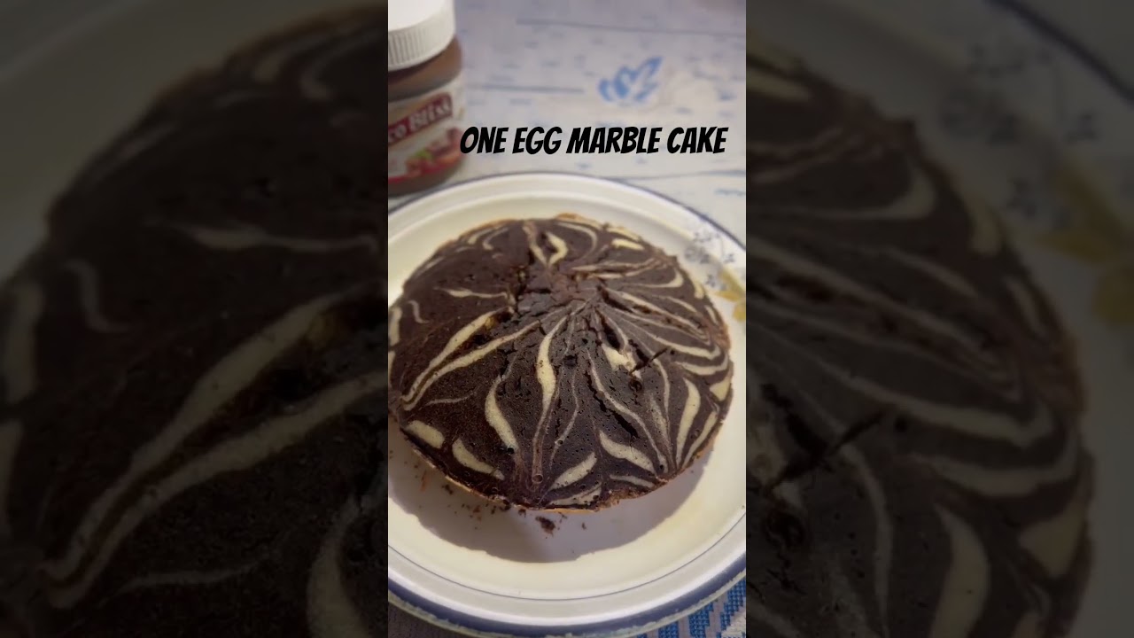 one egg marble cake 