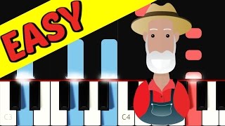 Old Macdonald Had A Farm Nursery Rhymes Collection Piano