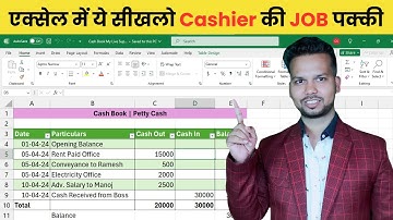 How to Maintain CashBook or Petty Cash in MS Excel