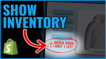 Create URGENCY with INVENTORY status on your Shopify store
