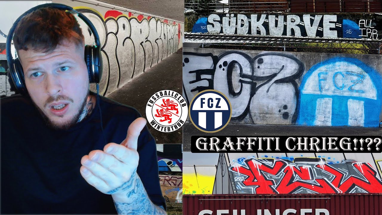 GRAFFITI CHRIEG ESKALIERT IN WINTERTHUR?? FCW VS FCZ - YouTube