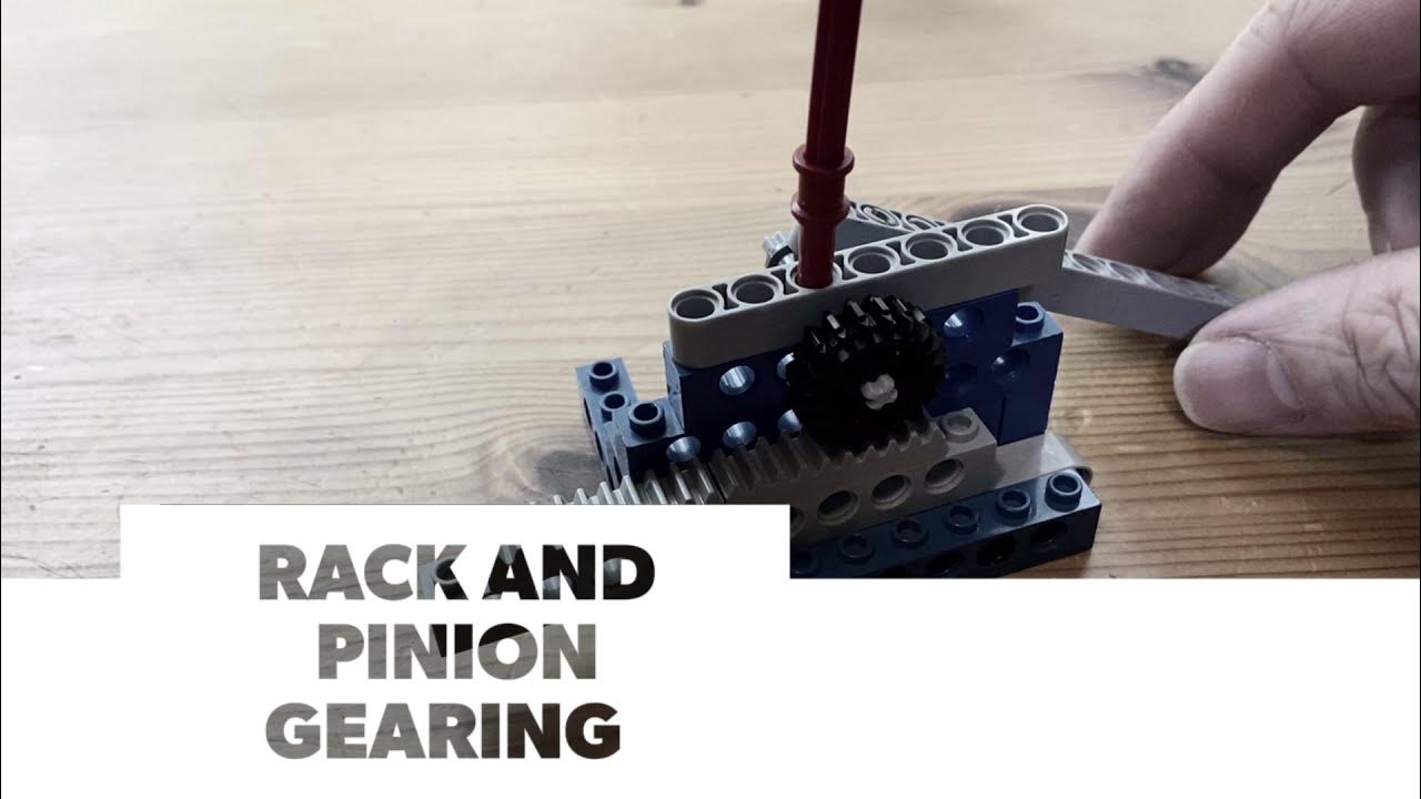 How LEGO Rack and Pinion gears work YouTube