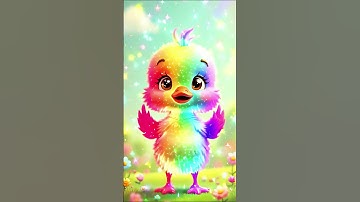 Magical Golden Duck 🐥 | Cute 3D Animation Shorts#duck #cuteanimals #shorts #3danimation #goldenduck