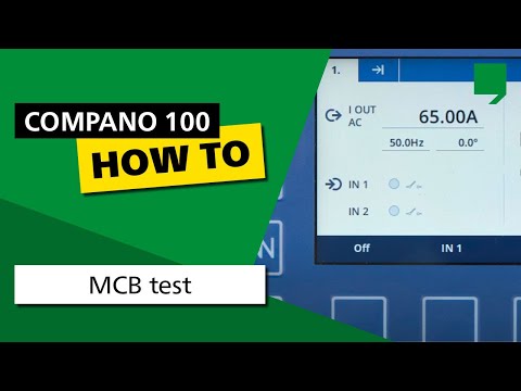 COMPANO 100 Do It Yourself tutorial 06: MCB test