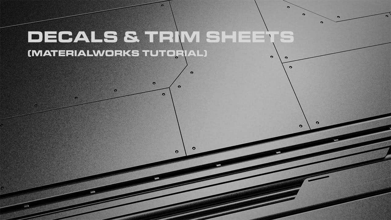 How To Use Decals & Trim Sheets with MaterialWorks (Blender Tutorial)