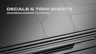 How To Use Decals & Trim Sheets With Materialworks Blender Tutorial