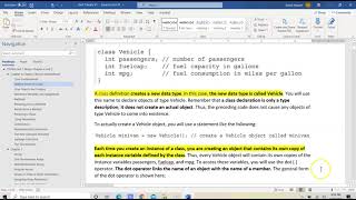 CIS18A Unit 3 Lecture Part 1: Class, Object, Members