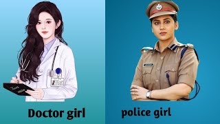 Doctor girl vs police girl !! Doctor vs police !! @LittleFashion_88