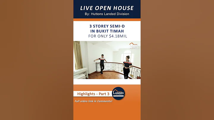 LIVE Open House Highlights (Part 3) - 3 Storey (plus Attic) Semi-D in Bukit Timah for only $4.18mil