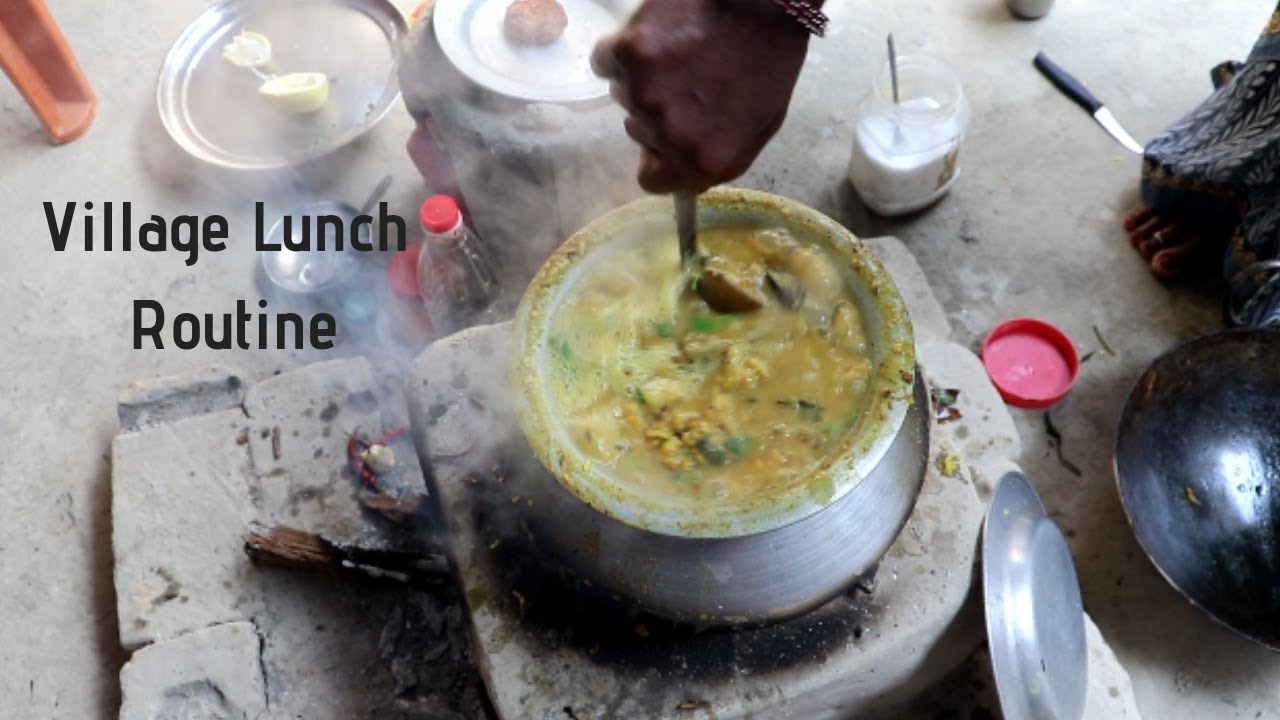 Saturday Special LUNCH ROUTINE In Village || Vegetable Masala Khichdi || Indian Lunch routine 2018.