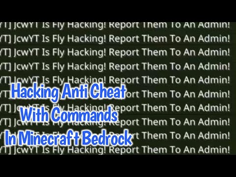 How To Make A Fly Hack Anti Cheat In Minecraft Bedrock With Commands