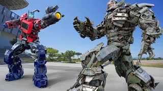 Transformers: Rise of The Beasts - Optimus Prime vs Megatron Final Fight | Paramount Pictures [HD]