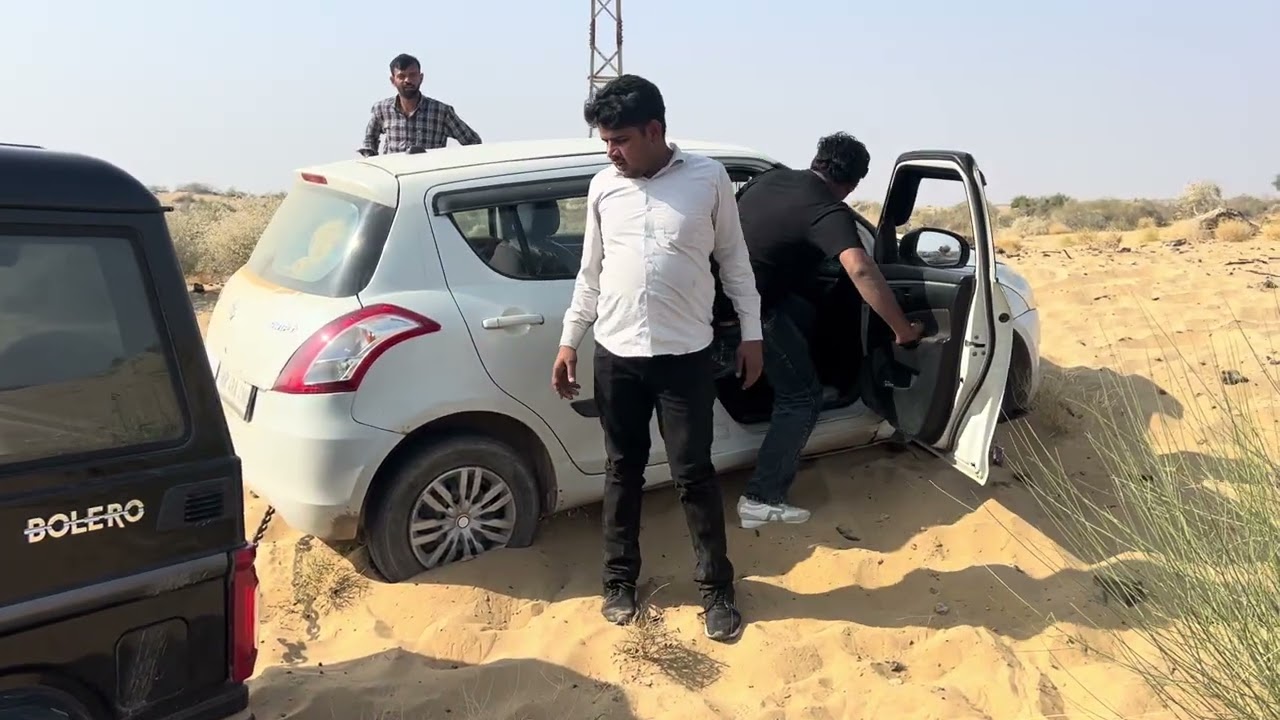 Jaiselmer mai Desert mai fassi swift gaadi niklte time huaa Incident 👌👌👌👌👌👌👌#enjoy #viralvideo 