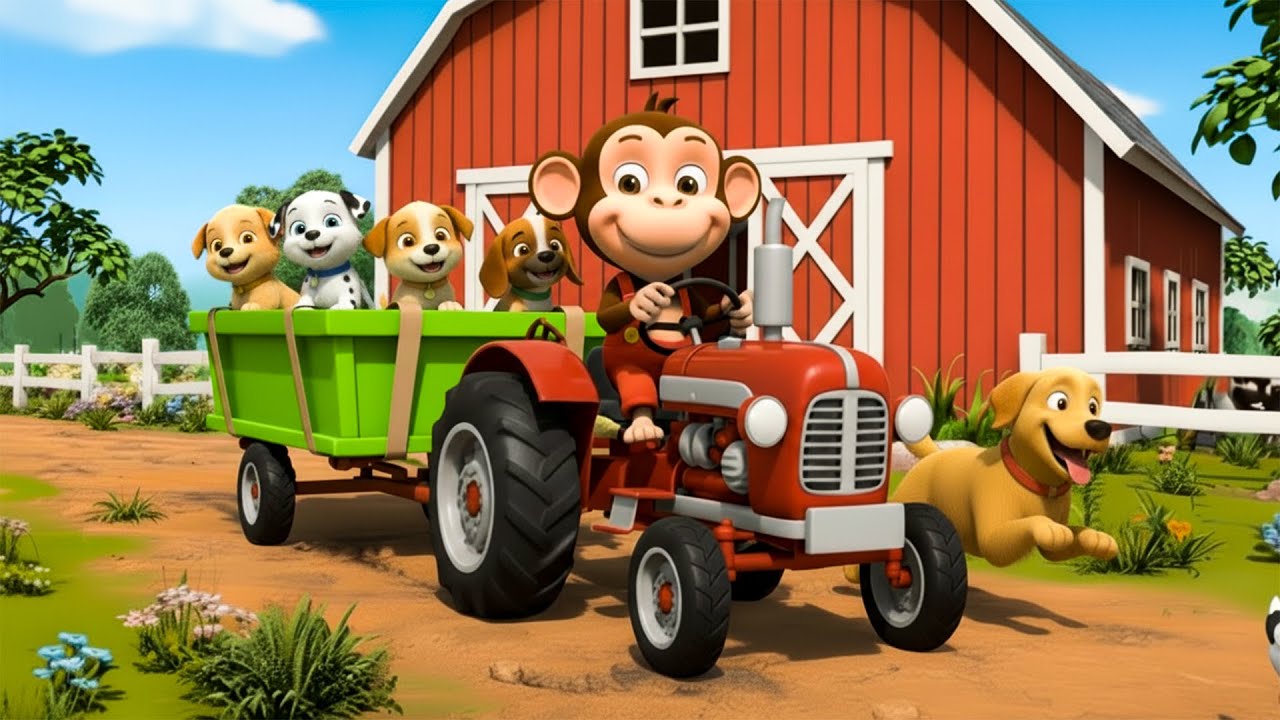 Monkey Funny | Old Tractor Suddenly Stopped — PiPi Panicked!