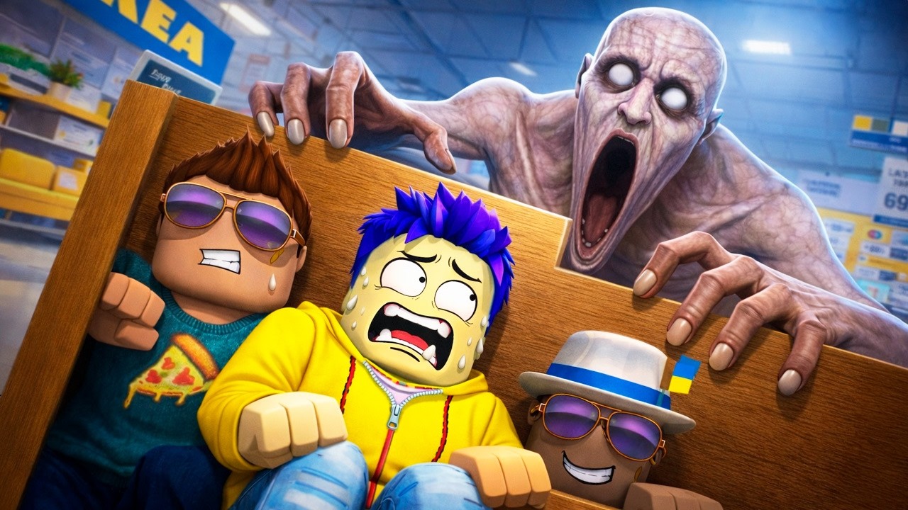 ПОСТРОИЛИ СЕКРЕТНУЮ КОМНАТУ! ИКЕА SCP В ROBLOX