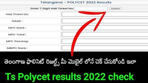 ts polycet 2022 results date|ts polycet 2022 results|how to check ts polycet results 2022