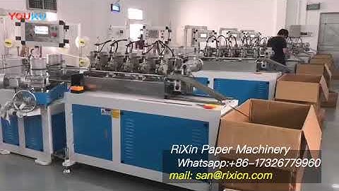 High Spped Paper Straw Machine Running in Customer Factory