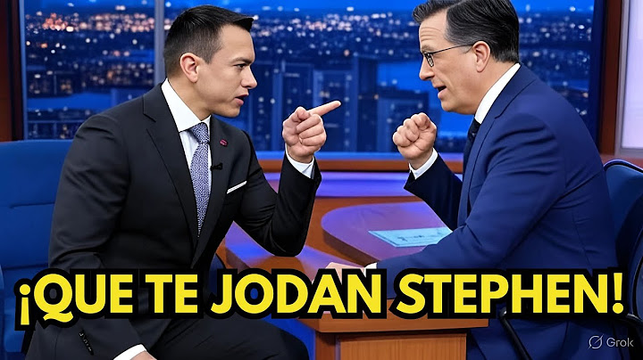 Daniel Noboa es Expulsado del Programa de Colbert tras un Fuerte Enfrentamiento al aire
