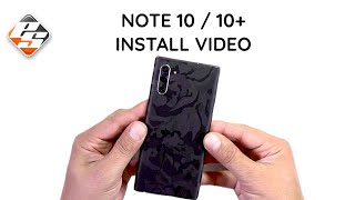 EasySkinz Samsung Galaxy NOTE 10 / NOTE 10 PLUS - INSTALL VIDEO