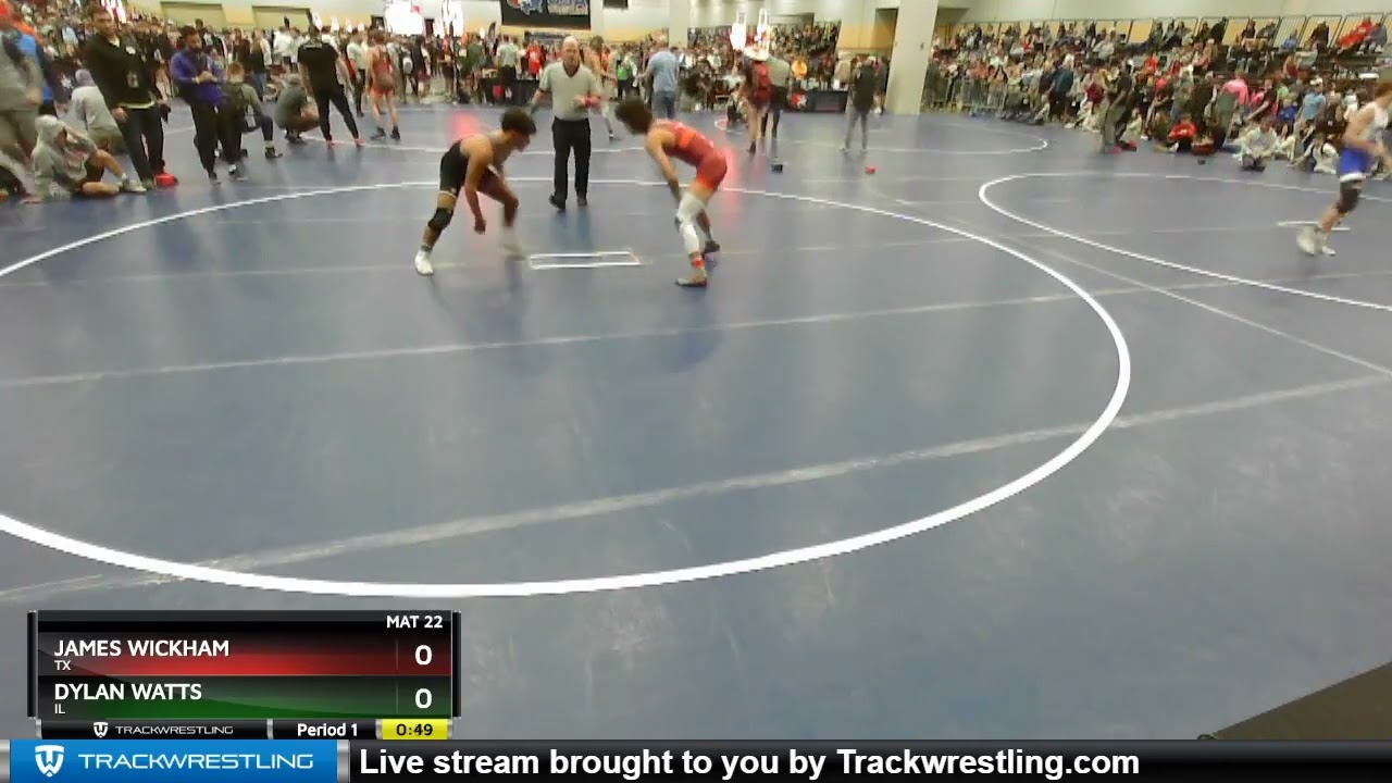 145 Lbs Champ. Round 2 - James Wickham, TX Vs Dylan Watts, IL 71ad