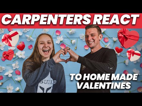 Carpenters Receive Cute HANDMADE Valentines… Their Reactions Are PRICELESS!