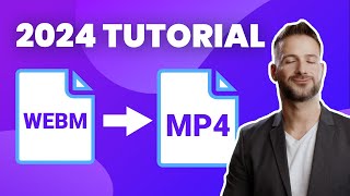 how to convert webm to mp4 ？|video format converter 2024 tutorial