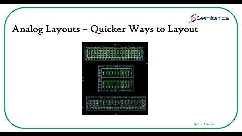 Analog Layouts - Quicker ways to Layout