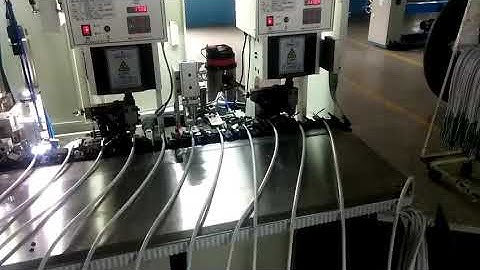 AC Power Cord Making American Three Pin Terminal Crimping Machine