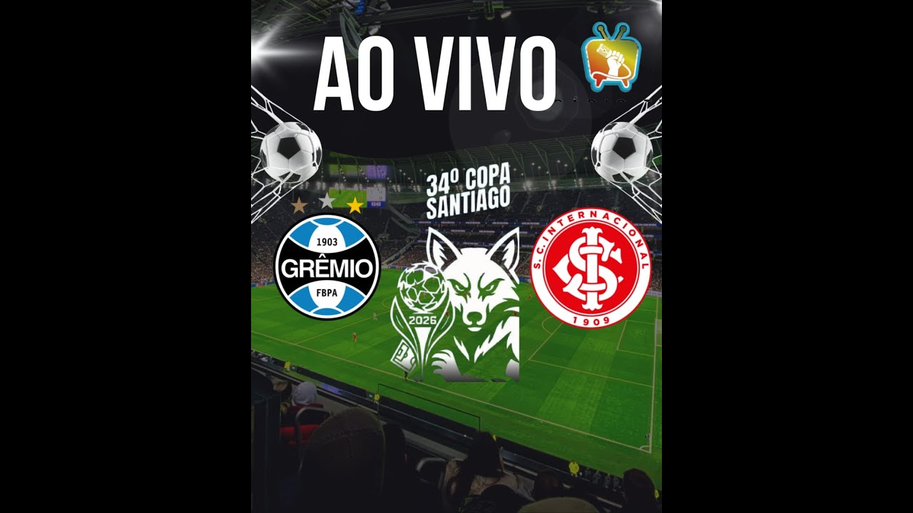 GRÊMIO X INTERNACIONAL - GRENAL NA COPA SANTIAGO DE FUTEBOL JUVENIL