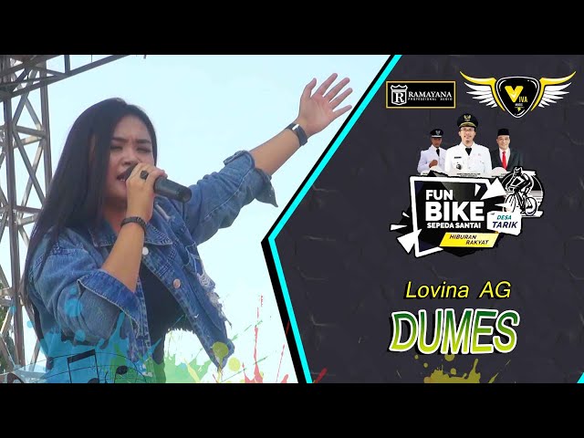 VIVA MUSIC || DUMES - LOVINA AG || FUNBIKE LAPANGAN TARIK - SIDOARJO feat RAMAYANA SOUNDSYSTEM class=