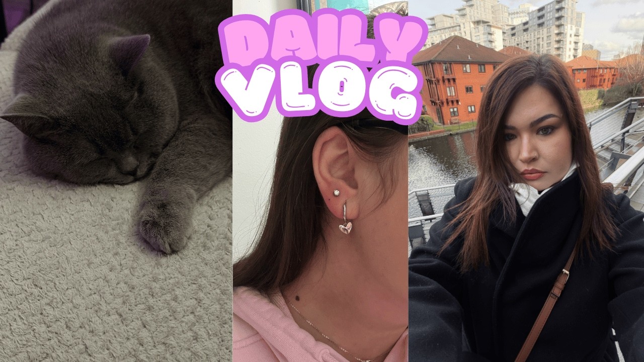 VLOG ❤️ mi-am facut piercing SINGURA | testez un ALTFEL de sampon uscat | ce am facut de Valentine's