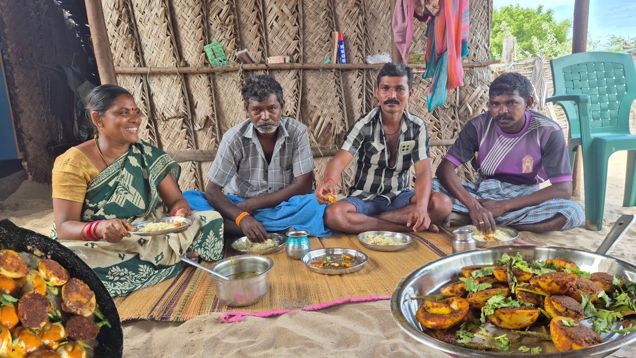 சுவையான நாட்டுக்கோழி முட்டை வறுவல் ரெடி வாங்க சாப்பிடலாம்
