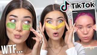 TESTING VIRAL TIK TOK BEAUTY HACKS... DO THEY ACTUALLY WORK!?