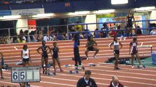 Eastern States Champ, 2-24-2014, Union H.S., 55 Meter Dash, Finals, 2nd- Haisha Bisiolu- 7.08