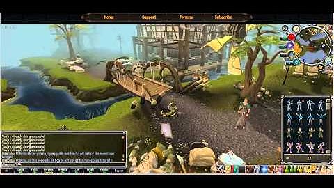 How to get out of the runescape tutorial