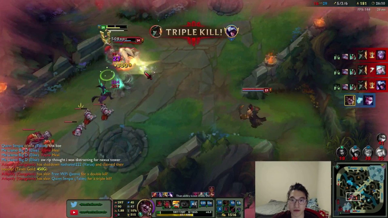 Watch Vayne die from Kled (Run From Skaarl)