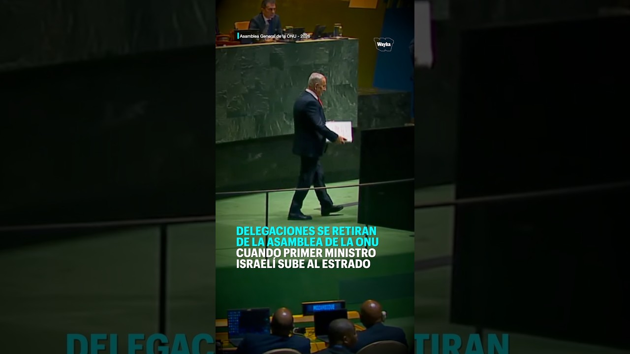Delegaciones se retiran de Asamblea de ONU cuando Netanyahu sube al estrado
