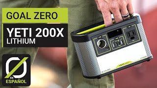 GOAL ZERO YETI 200X LITHIUM ☀️🔋 (Unboxing y Review) Generador Eléctrico Solar Portátil