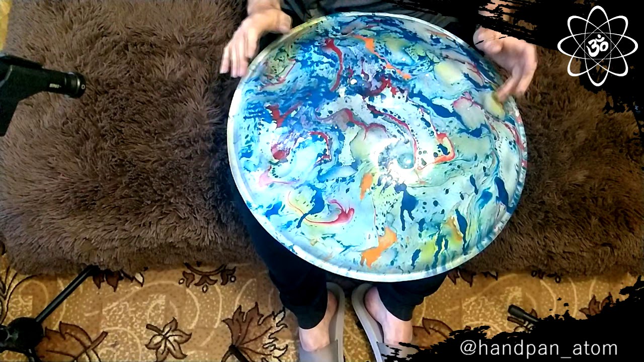 New design Atom handpan Pygmynox 10\ Аквапринт в домашних условиях