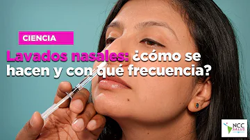 ¿Con qué frecuencia debe hacerse un lavado nasal?