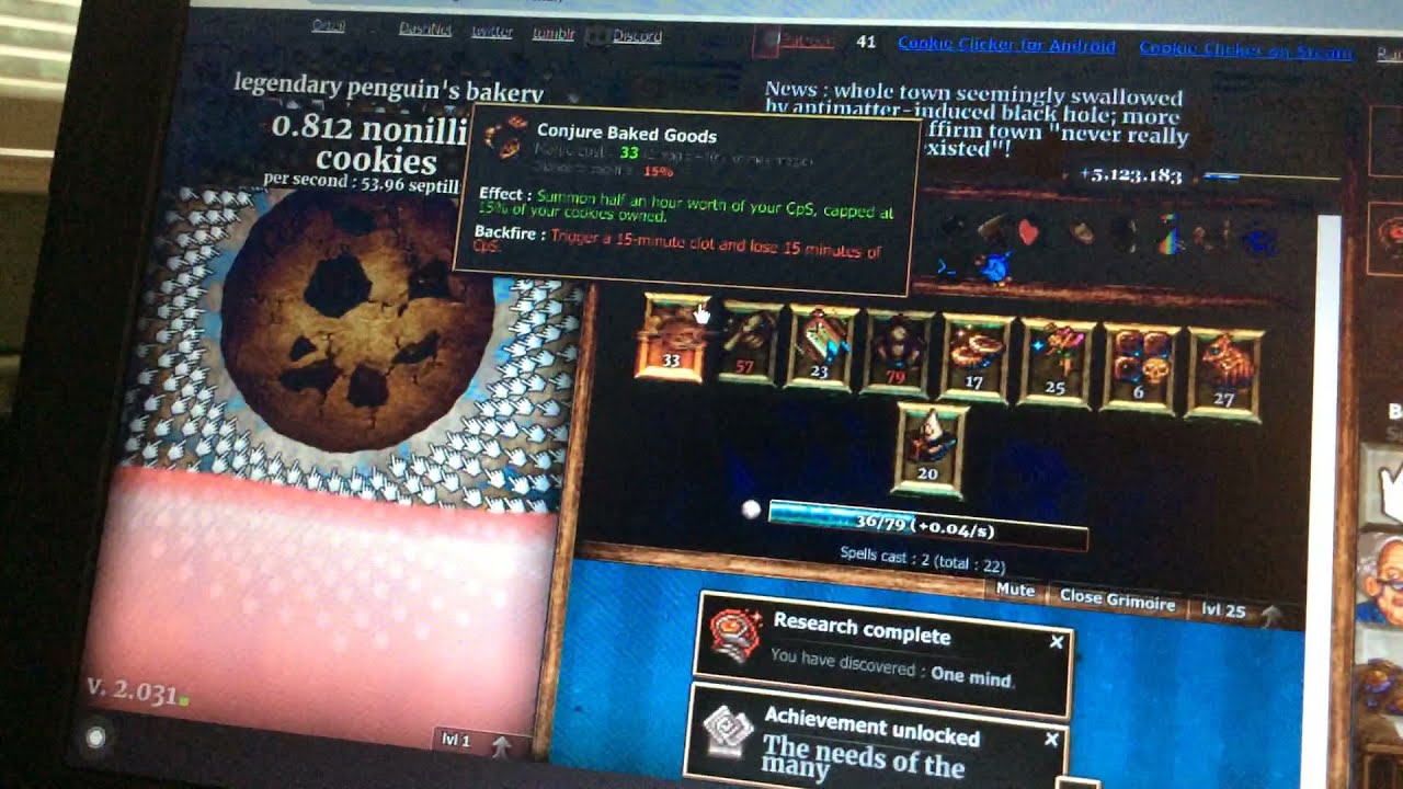 cookie clicker grandmapocalypse upgrade youtube