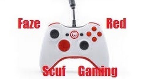 unboxing scuf gaming hybrid xbox 360 faze controller with 4 paddles on back