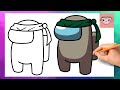 How To Draw Tracker from Among Us | Easy Drawing Tutorial