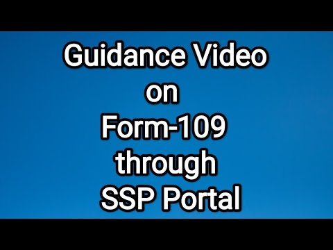 How to fill up form no. 109 i.e., transfer or termination form through ICAI SSP Portal (Part-1)?