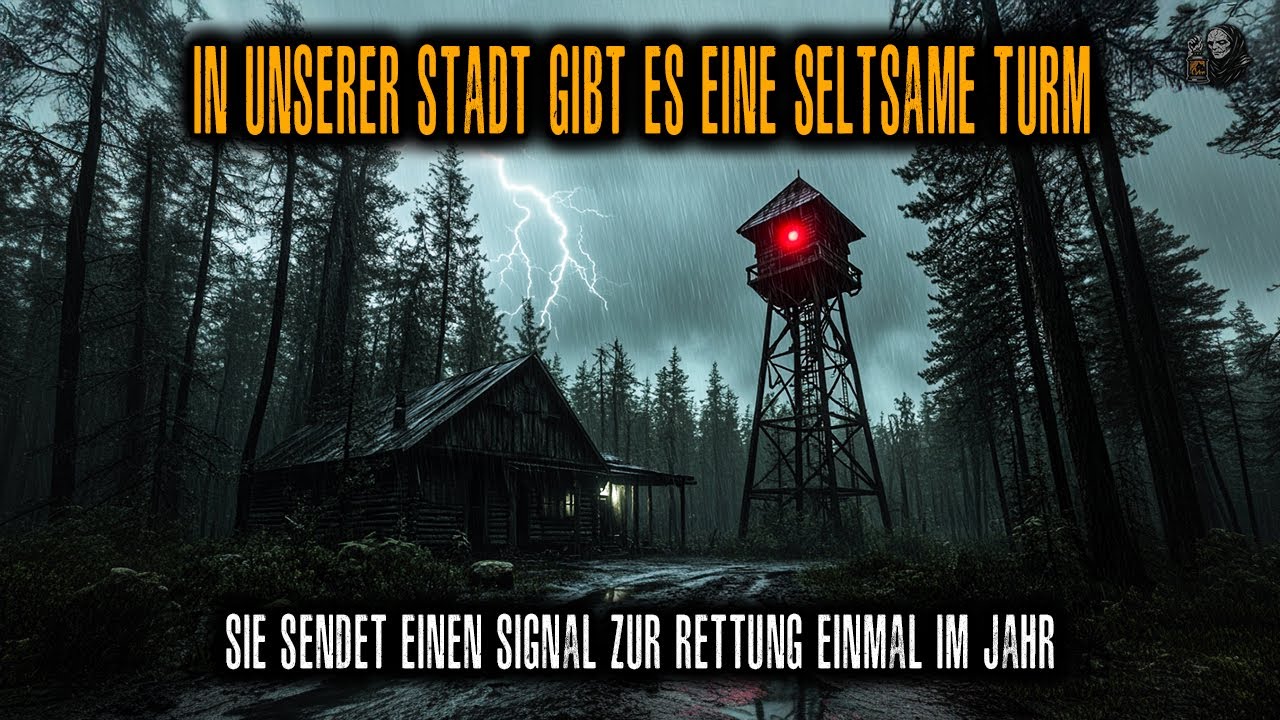 In Unserer Stadt Gibt Es Im Wald Einen SELTSAMEN TURM, Der Ein NОTSІGNАL Einmal Pro JAHR Sendet.