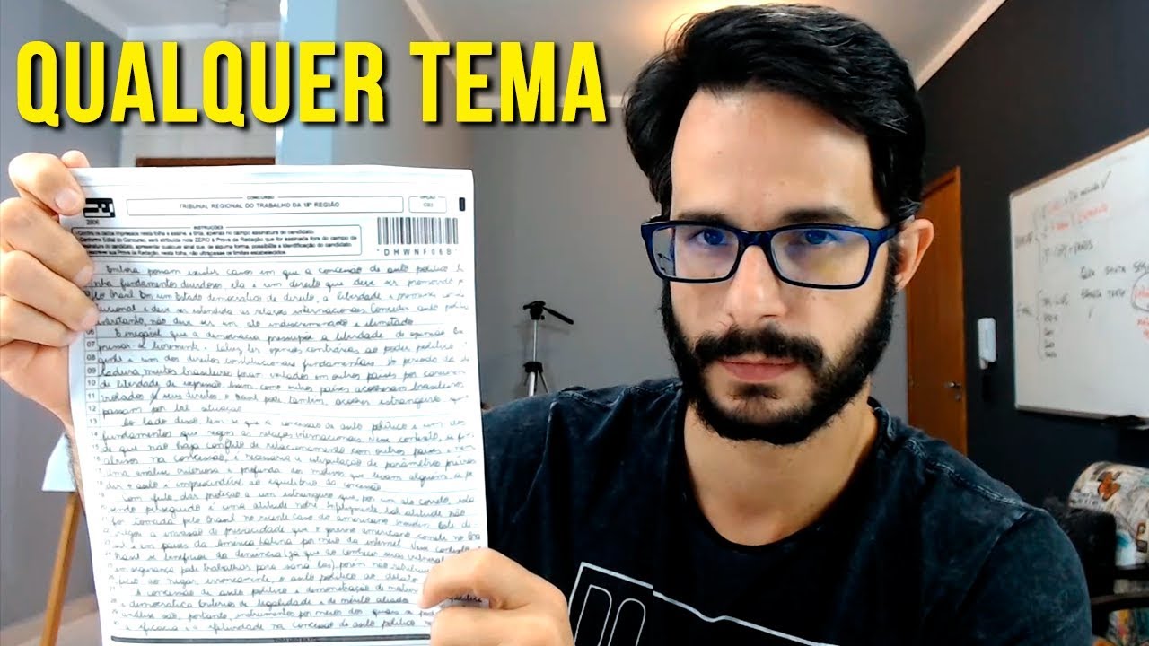Modelo de Redação para Detran e TJ-PR (Infalível) - YouTube